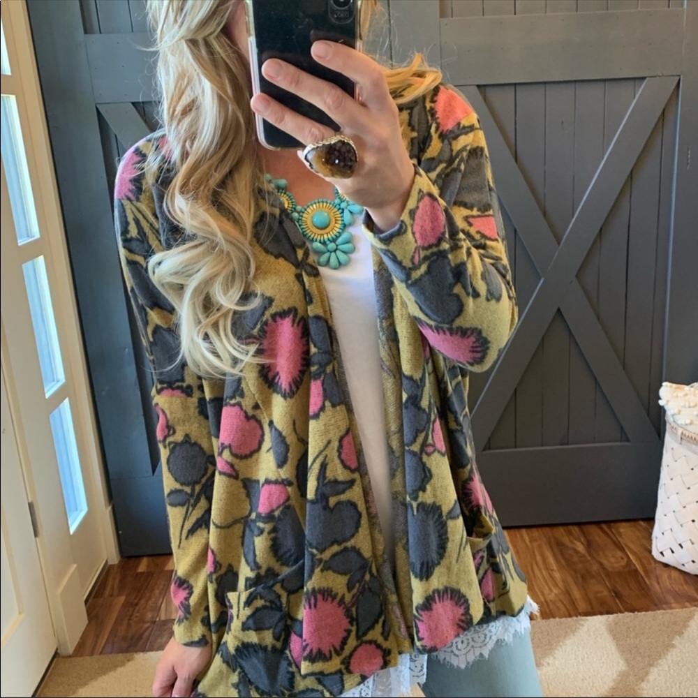Plus size knit fall cardigan